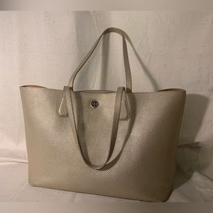 Tory Burch Gold Metallic Tote Bag ✨